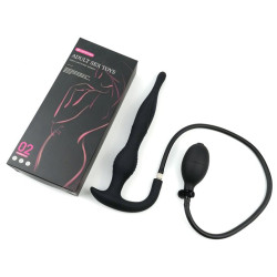 InflateGear Plug gonflable Gonflimmy 24 x 3.6 cm Noir